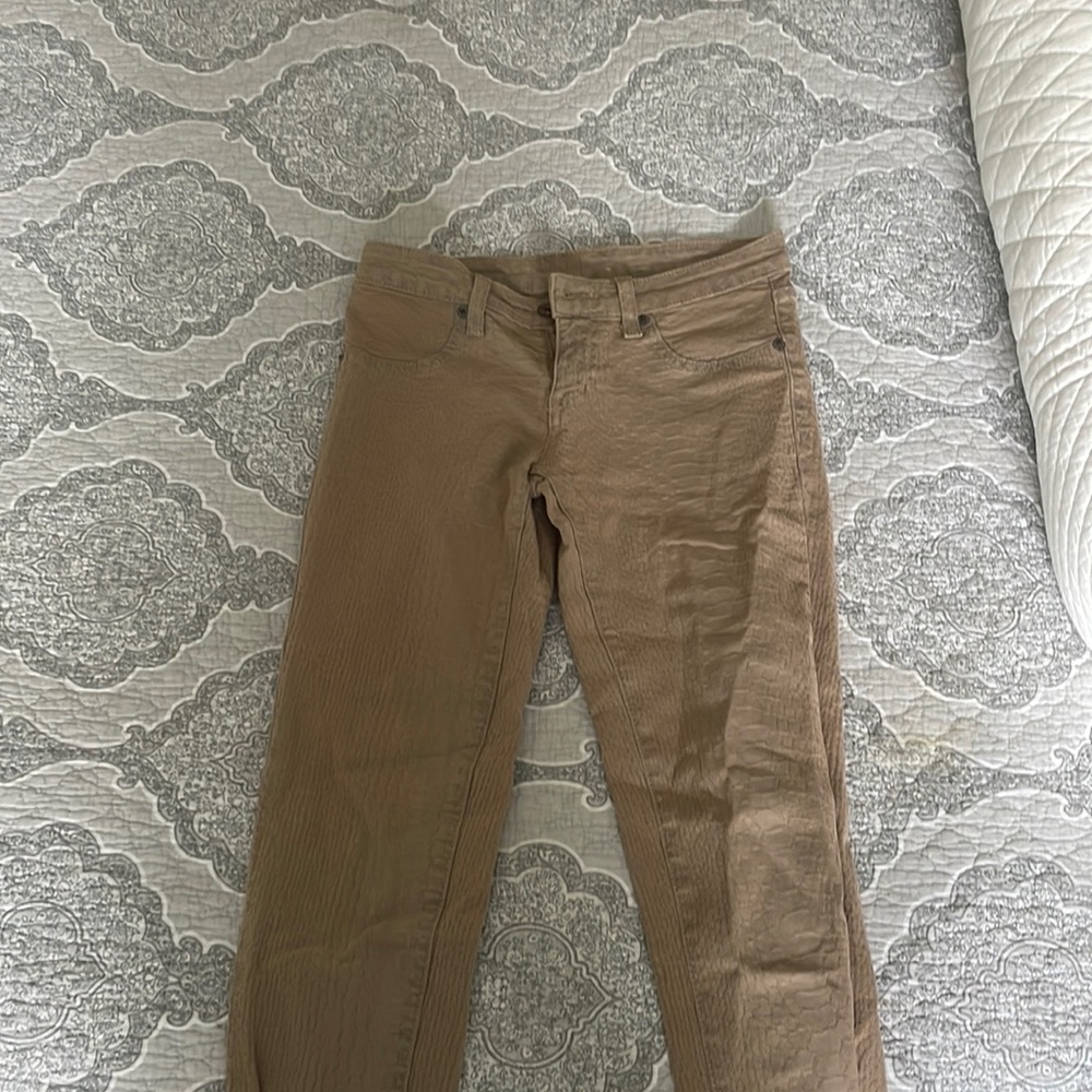 Carmar snakeskin jeans